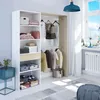 Dmora Guardaroba Grande Fierozzo 40x187h cm Bianco, Anteprima dell’immagine prodotto 2