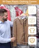 50 Stück transparente Kleiderhüllen für Anzüge und Kleider Produktbild-Vorschau 5