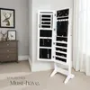 tectake® Schmuckschrank  mit Ganzkörperspiegel abschließbar Produktbild-Vorschau 7