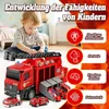 OKWISH Spielfahrzeuge, Feuerwehr Spielzeug Kinder Produktbild-Vorschau 2