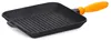 Grillpfanne 28 cm Gusseisen Steakpfanne Bratpfanne Produktbild-Vorschau 1