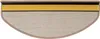 Shaggy-Stufenmatte Barcelona Beige 70 Halbrund 23,5 x 65 cm Produktbild-Vorschau 3