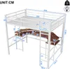 Merax Etagenbett 140x200cm, Stockbett mit Schreibtisch, Produktbild-Vorschau 5