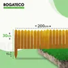 BOGATECO Rollborder Holzlatten | 30cm Hoch & 200cm lang | Produktbild-Vorschau 2