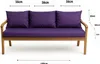 Coussins pour banc de jardin Violet| Coussin d'assise Voir les images du produit 8