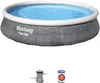Bestway 4.0 m Fast Set Pool im Rattan-Stil - einfaches Produktbild-Vorschau 1
