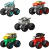 A collage of five toy monster trucks. Náhľad obrázku produktu