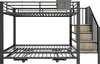 Flieks Patrová postel 90x200cm s vysouvací postelí, kovová Náhled obrázku produktu 9