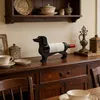 Dachshund-Weinflaschenhalter aus Kunststoff, schwarzer Produktbild-Vorschau 5