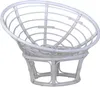 MiaMöbel Sessel 80 cm Modern Rattan Weiß Produktbild-Vorschau 6