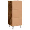 [Home] Sideboard Räuchereiche 34,5x34x90 cm Holzwerkstoff , Produktbild-Vorschau 8