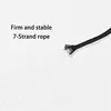Intirilife 31m de corde en nylon Outdoor en NOIR - corde de Voir les images du produit 7