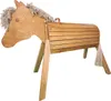 EDUPLAY 160249 Holzpferd 80 cm lasiert, 168 x 74 x 110 cm, Produktbild-Vorschau 2