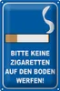Blechschild Hinweis 20x30cm bitte keine Zigaretten Produktbild-Vorschau 2