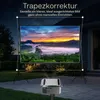 Beamer mit WiFi, Bluetooth, 100 Zoll Projektionsleinwand, Produktbild-Vorschau 6