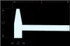 A diagram of a hammer with dimensions labeled L, L1, and L2. Voir les images du produit