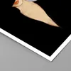 Poster - Poster ohne Rahmen - Schwarz Frau Hut - 91,5x61 cm Produktbild-Vorschau 2