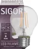Sigor 6110201 4W E27 Filament Clear LED-Lampe, Birnenform, Produktbild-Vorschau 2