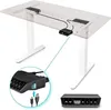 Duronic TM61 WE höhenverstellbarer Schreibtisch, Tischbeine Produktbild-Vorschau 1