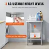Table de préparation SucceBuy en acier inoxydable, 61 x 61 Voir les images du produit 5