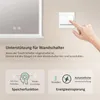 EMKE Lustro łazienkowe 50x70cm Oświetlenie LED Poziome Podgląd zdjęcia produktu 5