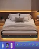 VASAGLE Bettrahmen 180 x 200 cm, mit LED-Beleuchtung, Produktbild-Vorschau 1