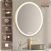 SAVE ®HOME Okrągłe lustro łazienkowe LED - 60 cm - Podgląd zdjęcia produktu 2