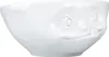 A white ceramic bowl with a face design. Anteprima dell’immagine prodotto