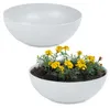 Fioriera rotonda bulbosa da 20 cm per esterni, grigio Anteprima dell’immagine prodotto 1