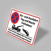 Ein- und Ausfahrt freihalten Schild PVC Hartschaumplatte Produktbild-Vorschau 7