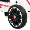 ABARTH Pedal-Gokart für Kinder Weiß + EVA-Räder + Produktbild-Vorschau 12