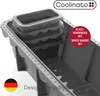 Coolinato Silikon Kastenform Set 5tlg,  GRAU, inkl. Rezepte Produktbild-Vorschau 8