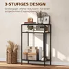 HOMCOM Konsolentisch Schmaler Flurtisch mit 3 Ebenen, 55 x Produktbild-Vorschau 4