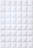 A white quilted comforter is laid flat, showing its stitched pattern. Produktbild-Vorschau