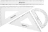 Westcott Geometrieset 4-telig | Matheset mit 30cm Lineal, Produktbild-Vorschau 1