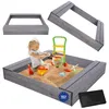 MODO24 Sandkasten Holz, mit Sitzbänken, Holzsandkasten, Produktbild-Vorschau 1