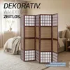 Homestyle4u Paravent Raumteiler 5 teilig Faltbar Blickdicht Produktbild-Vorschau 5