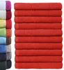 Frottier Seiftücher 10er Pack 30x30cm, 100% Baumwolle, Rot Produktbild-Vorschau 8