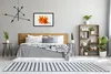 Bild 60x40 MDF-Rahmen Wandkunst Orange Pflanze Blumen Produktbild-Vorschau 2