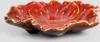 HOMLA Taca dekoracyjna EDME ceramicza czerwona 13x11,5x3 cm Podgląd zdjęcia produktu 2