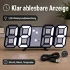 3D LED-Uhr mit LED-Display, Zeit Datum Temperatur, Produktbild-Vorschau 6