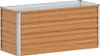 vidaXL Hochbeet Hellbraun 100 x 40 x 45 cm Verzinkter Stahl Produktbild-Vorschau 1
