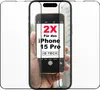 2x Für iPhone 15 Pro Full Cover Panzer Schutz Glas Produktbild-Vorschau 1