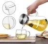 2,2 Liter Glas Karaffe Glaskrug mit Deckel, Wasserkaraffe, Produktbild-Vorschau 3