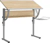 vidaXL Craft Table Sonoma Oak & Grey 110x53x(58-87) cm Náhled obrázku produktu 5