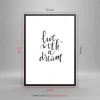 Gerahmtes Poster - Schwarzer Rahmen - Handschriftlich Live Produktbild-Vorschau 5