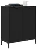 vidaXL Credenza nera 69,5 x 33 x 82 cm Materiale a base di Anteprima dell’immagine prodotto 3