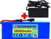 48V 58Ah baterie pro elektrokola 13S3P dobíjecí Li-Ion Náhled obrázku produktu 2