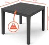 2.03 Gartentisch BALI in anthrazit - ca. 78 cm x 78 cm x 72 Produktbild-Vorschau 2