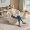 HOMCOM Draaibare fauteuil met kussens, loungefauteuil met Productafbeelding-voorbeeld 7